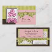 恋しく思.Jen Just Loli名刺 名刺 (正面/裏面)