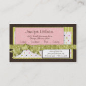 恋しく思.Jen Just Loli名刺 名刺 (裏面)