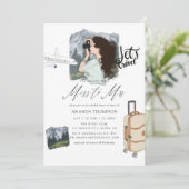 恋しく思- Mrs Mountain Adventure Travelブライダルシャワー 招待状 (スタンド正面)