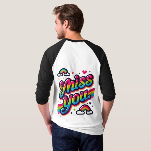 恋しく思 Tシャツ (裏面フル)