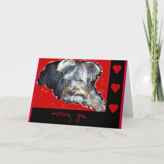 '恋しく思 You （グリーティングカード） カード (正面)