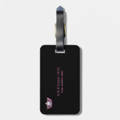 恋しく思America Light Pink Crown Lagageタグ ラゲッジタグ (裏面縦)