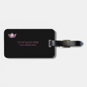 恋しく思America Light Pink Crown Lagageタグ ラゲッジタグ (裏面横)