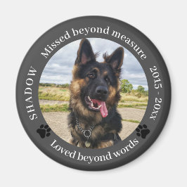 恋しく思Beyond Pet Photo Memorial マグネット
