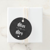 恋しく思Chalkboardのミセス・ブライダルシャワー・ギフト・ラベル フェイバータグ (インサイチュ)