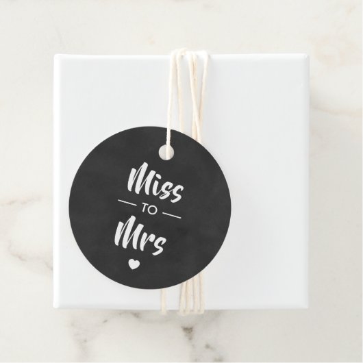 恋しく思Chalkboardのミセス・ブライダルシャワー・ギフト・ラベル フェイバータグ (インサイチュ)