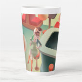 恋しく思Meow – 深夜バーシリーズ カフェラテマグ (正面)