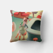 恋しく思Meow – 深夜バーシリーズ クッション (裏面)