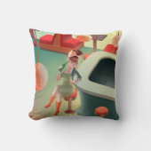 恋しく思Meow – 深夜バーシリーズ クッション (正面)