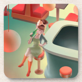 恋しく思Meow – 深夜バーシリーズ コースター