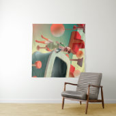 恋しく思Meow – 深夜バーシリーズ タペストリー (インサイチュ(横))