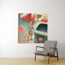 恋しく思Meow – 深夜バーシリーズ タペストリー