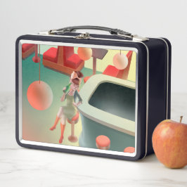 恋しく思Meow – 深夜バーシリーズ メタルランチボックス