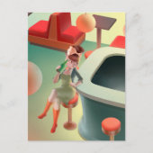 恋しく思Meow – 深夜バーシリーズ 案内ポストカード (正面)