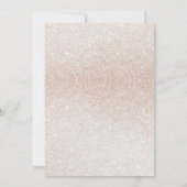 恋しく思Mrs.バラ金ゴールドブライダルシャワー 招待状 (裏面)