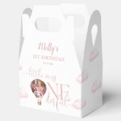 恋しく思Onederfulフォトバルーンピンク1歳の誕生日 フェイバーボックス (オープン)