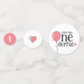 恋しく思Onederful誕生日ピンクカスタム コンフェッティ (正面)