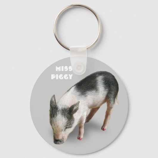 恋しく思Piggy Keychain キーホルダー (正面)
