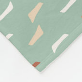 恋しく思s bots – ライトティール（緑がかった色） フリースブランケット (角)