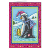 恋しく思s YOU LONELY PENGUIN HOLIDAY GREETING CARD V (正面)
