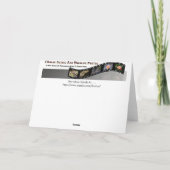 恋しく思s You Water Lily （編集可能）カード カード (裏面)