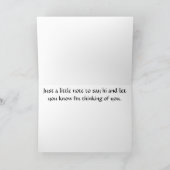 恋しく思s You Water Lily （編集可能）カード カード (内部)