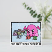 恋しく思u ポストカード (スタンド正面)