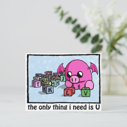 恋しく思u ポストカード (スタンド正面)