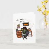 恋しく思Ya Back同僚カード |恋しく思カード カード (黄色い花)