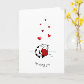 恋しく思You/恋しく思s you card - cute card with yarn カード (黄色い花)