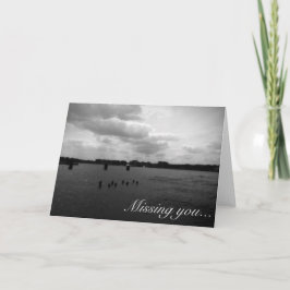 恋しく思You Greeting Card カード