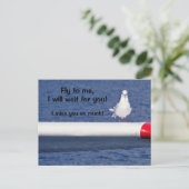 恋しく思You - Seagull Postague ポストカード (スタンド正面)