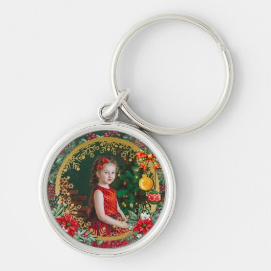 恋してクリスマスと新年おめでとう キーホルダー (正面)