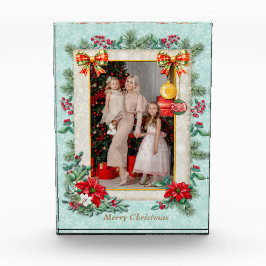 恋してクリスマスと新年おめでとう フォトブロック