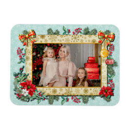 恋してクリスマスと新年おめでとう マグネット