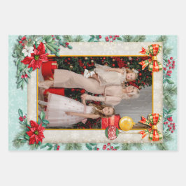 恋してクリスマスと新年おめでとう ラッピングペーパーシート