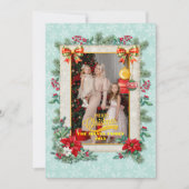 恋してクリスマスと新年おめでとう 招待状 (正面)