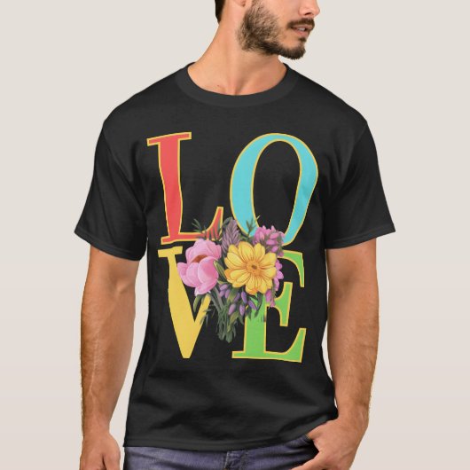 恋するお花男子 Tシャツ (正面)
