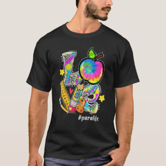 恋するアップル タイ染め ヒョウ柄 パラライフ バックトゥスクール Tシャツ