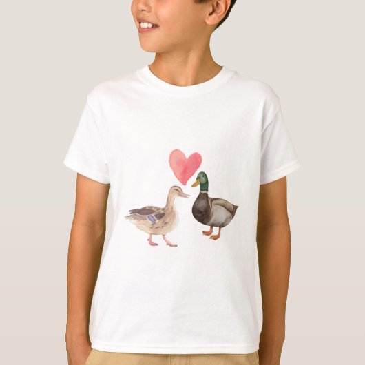 恋するアヒル Tシャツ (正面)