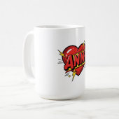 恋するアンネ コーヒーマグカップ (正面左)