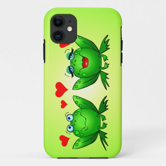 恋するカエル iPhoneケース Case-Mate iPhoneケース (裏面)