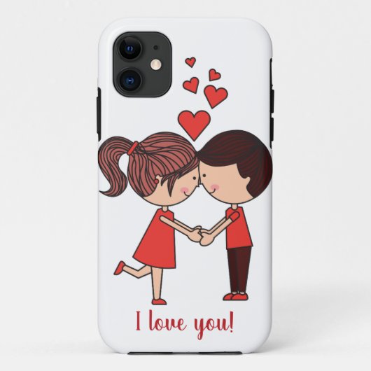 恋するカップルのためのiPhone 11ケース Case-Mate iPhoneケース (裏面)
