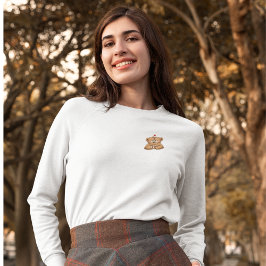 恋するテディベアカップル♡ - 刺繍スタイル スウェットシャツ