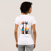 恋するネコ Tシャツ (裏面フル)