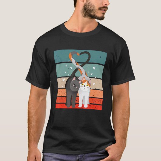 恋するネコ Tシャツ (正面)