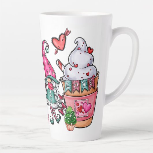 恋するノームと  カフェラテマグ (右)