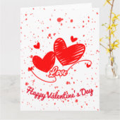 恋するハートのカード カード (黄色い花)