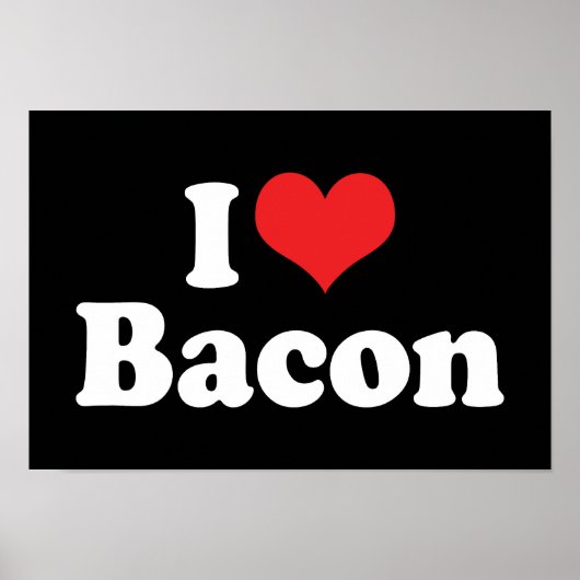 恋するハートベーコン - ベーコンLOVE ポスター (正面)