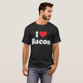 恋するハートベーコン - ベーコンLOVER Tシャツ (正面フル)